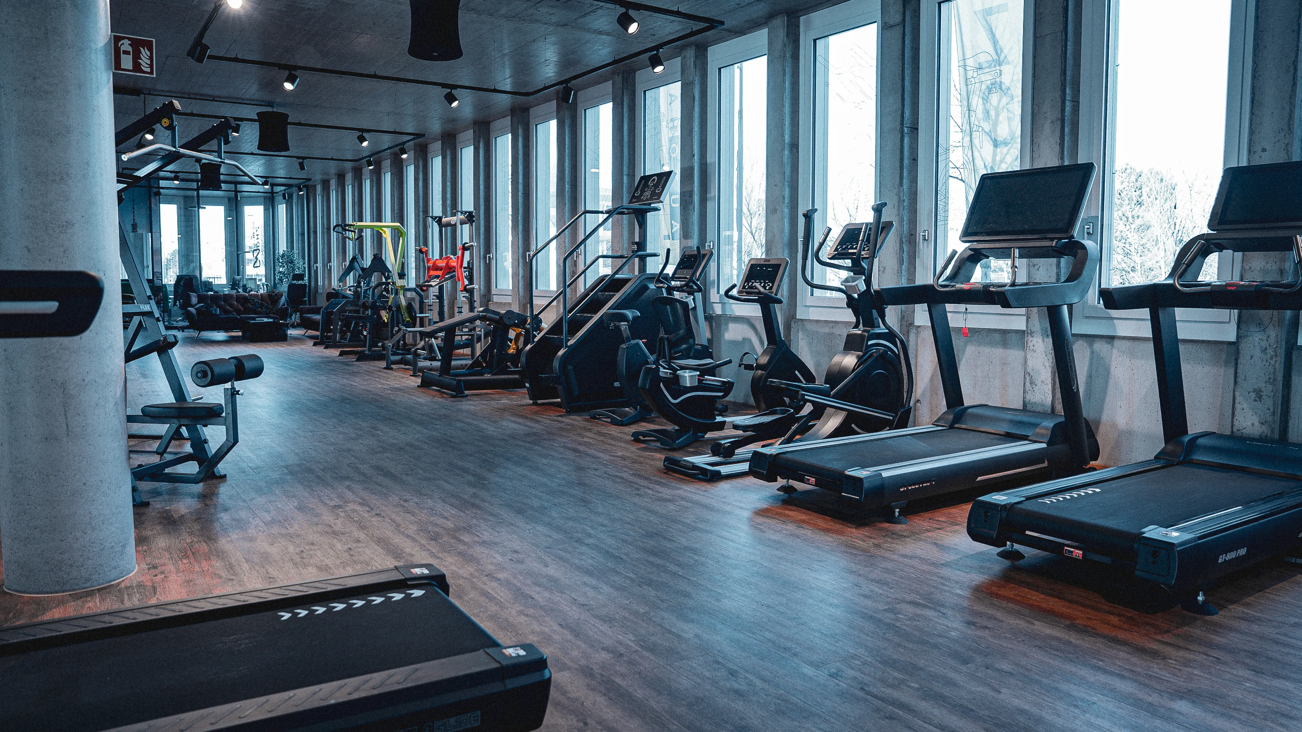 QFit Mikrostudio im Wohnviertel